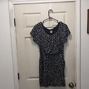 JFW Black and White Polka Dot Dress
